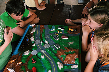 Enviroscape model
